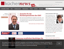 Tablet Screenshot of m.kuechennews.de