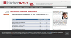 Desktop Screenshot of kuechennews.de