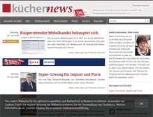 Tablet Screenshot of kuechennews.de